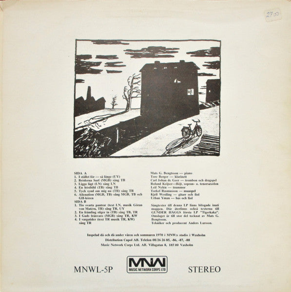 Gunder Hägg ~ Vargatider (Vinyl) - Djungel & Jazz