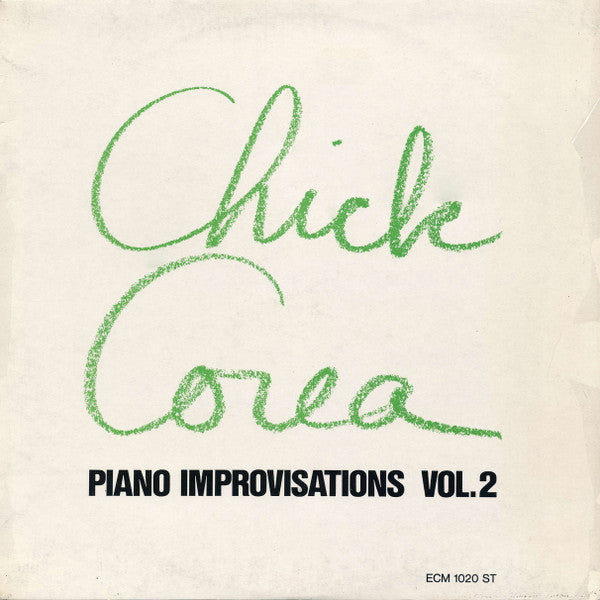 Chick Corea : Piano Improvisations Vol. 2 (LP, Album, Dar)