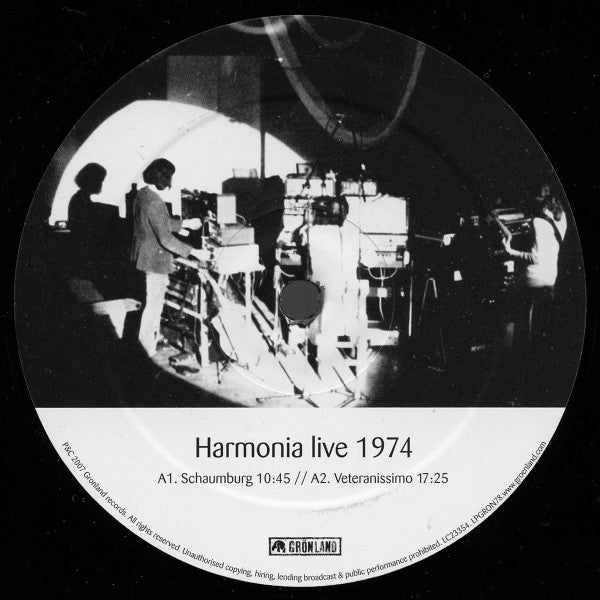 Harmonia ~ Live 1974 (Vinyl) - Djungel & Jazz