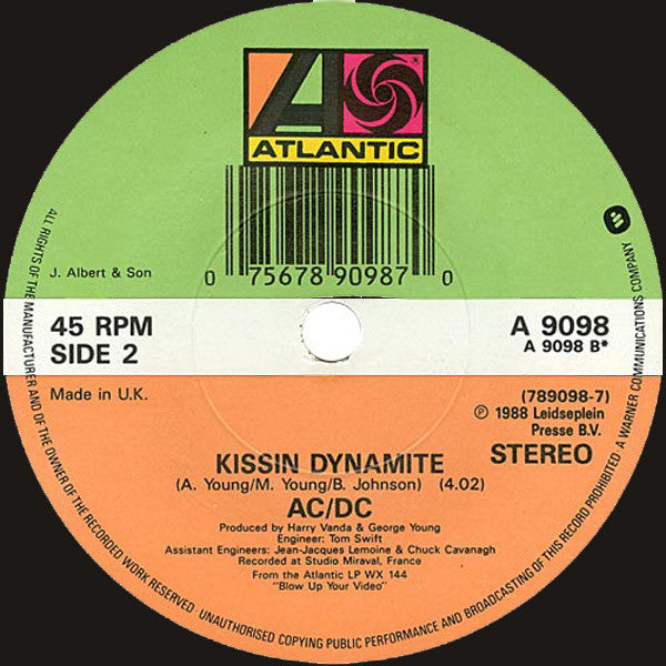 AC/DC : That's The Way I Wanna Rock N Roll (7", Single)