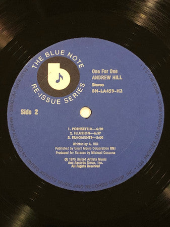 Andrew Hill ~ One For One (Vinyl) - Djungel & Jazz