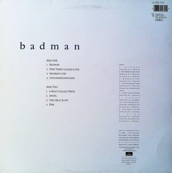 Richard Jobson ~ Badman (Vinyl) - Djungel & Jazz