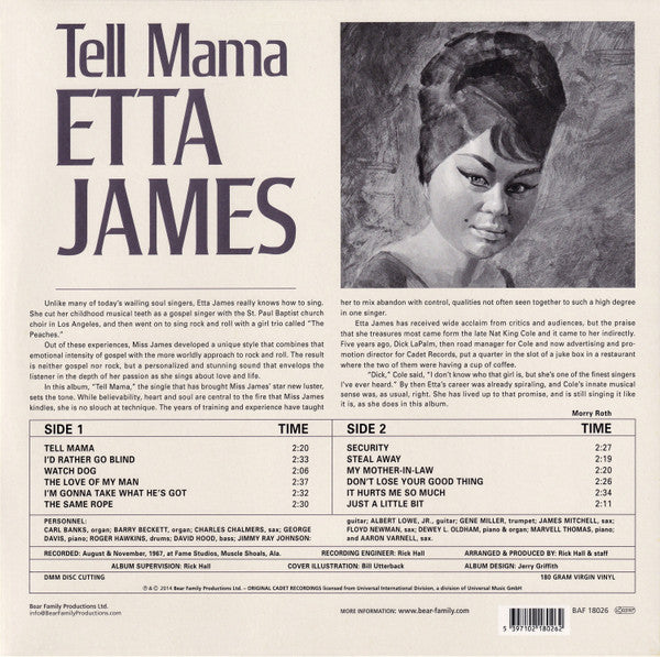 Etta James ~ Tell Mama (Vinyl) - Djungel & Jazz