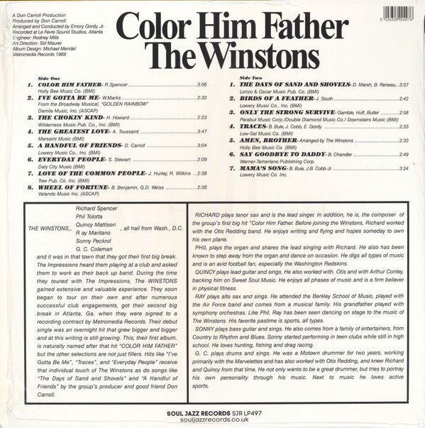 The Winstons ~ Color Him Father (Vinyl) - Djungel & Jazz