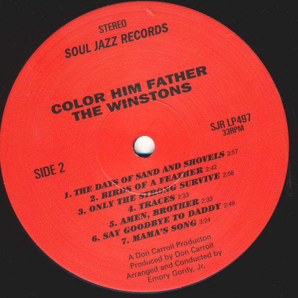 The Winstons : Color Him Father (LP, Album, RE + 12", S/Sided + Ltd)