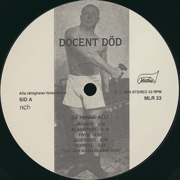 Docent Död ~ Ge Henne Allt (Vinyl) - Djungel & Jazz