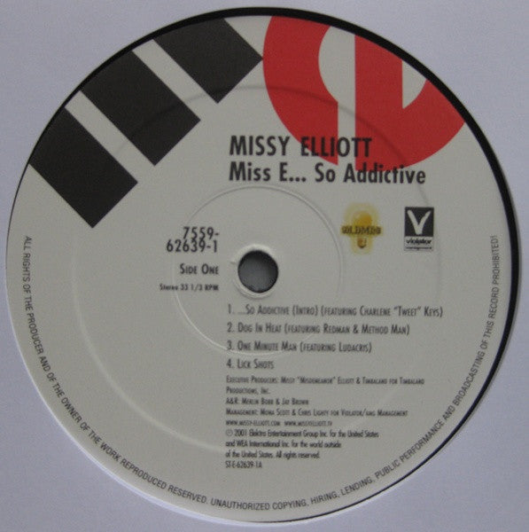 Missy Elliott ~ Miss E ...So Addictive (Vinyl) - Djungel & Jazz