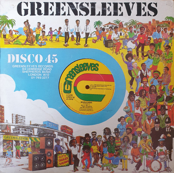Pappa Ranking And The Lionhearts ~ Marijuana / Falling In Love (Vinyl) - Djungel & Jazz