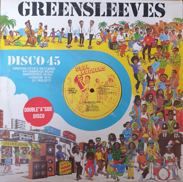 Pappa Ranking And The Lionhearts ~ Marijuana / Falling In Love (Vinyl) - Djungel & Jazz