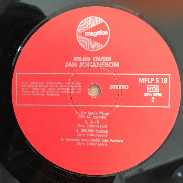 Jan Johansson ~ 300.000 (Vinyl) - Djungel & Jazz