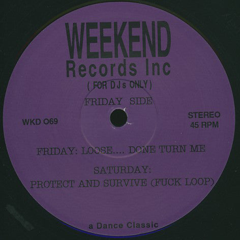 DJ Harvey : Loose.... Done Turn Me (12")