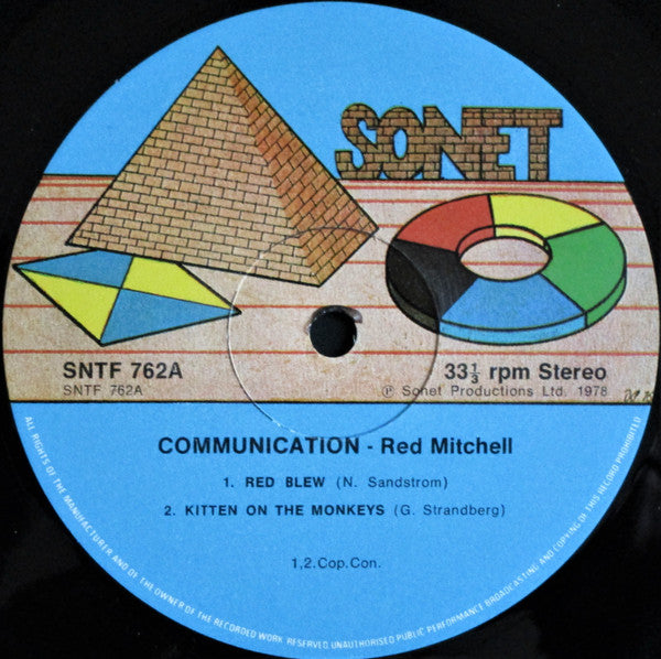 Red Mitchell / Communication (4) : Blues For A Crushed Soul (LP, Album)