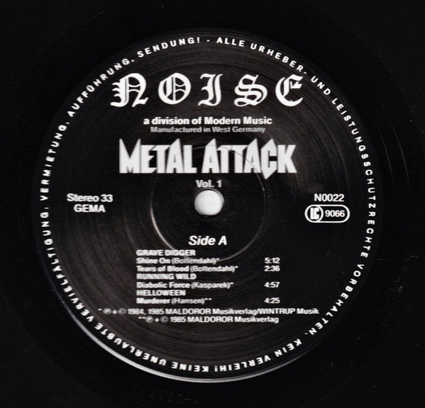 Various ~ Metal Attack Vol. 1 (Vinyl) - Djungel & Jazz