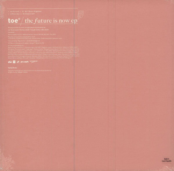 toe ~ The Future Is Now EP (Vinyl) - Djungel & Jazz