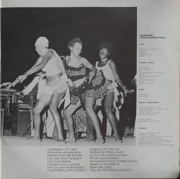 Tabu Ley Rochereau & Orchestre Afrisa L'International ~ Seigneur Ley On Tour (Vinyl) - Djungel & Jazz