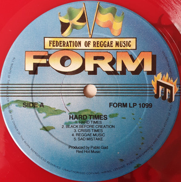 Pablo Gad ~ Hard Times (Vinyl) - Djungel & Jazz