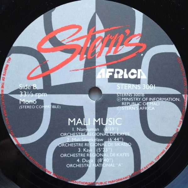 Various ~ Mali Music (Vinyl) - Djungel & Jazz