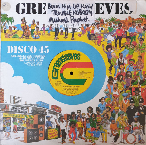 Michael Prophet ~ Boom Him Up Now / Trouble Nobody (Vinyl) - Djungel & Jazz