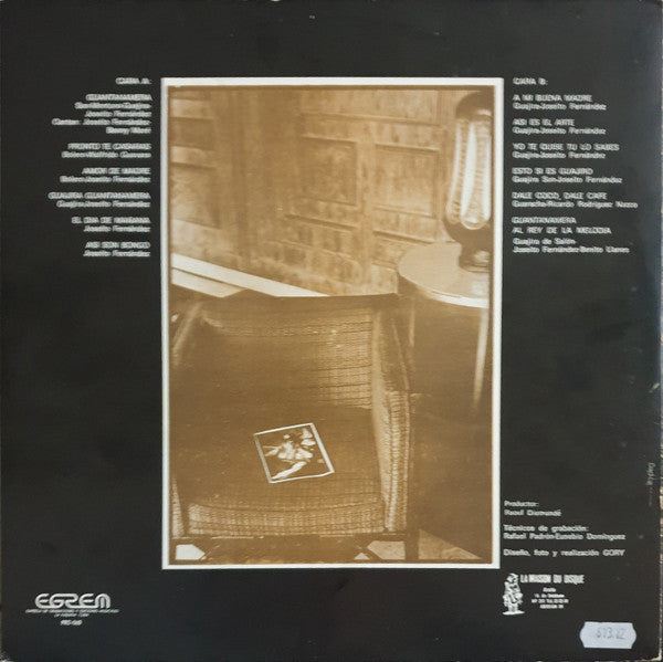 Joseíto Fernández ~ Homenaje Póstumo A Joseíto Fernández (Creador De La Guantanamera) (Vinyl) - Djungel & Jazz