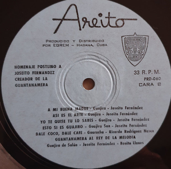 Joseíto Fernández ~ Homenaje Póstumo A Joseíto Fernández (Creador De La Guantanamera) (Vinyl) - Djungel & Jazz
