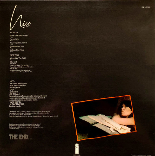 Nico ~ The End... (Vinyl) - Djungel & Jazz