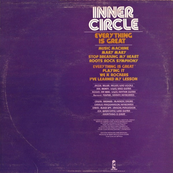 Inner Circle ~ Everything Is Great (Vinyl) - Djungel & Jazz