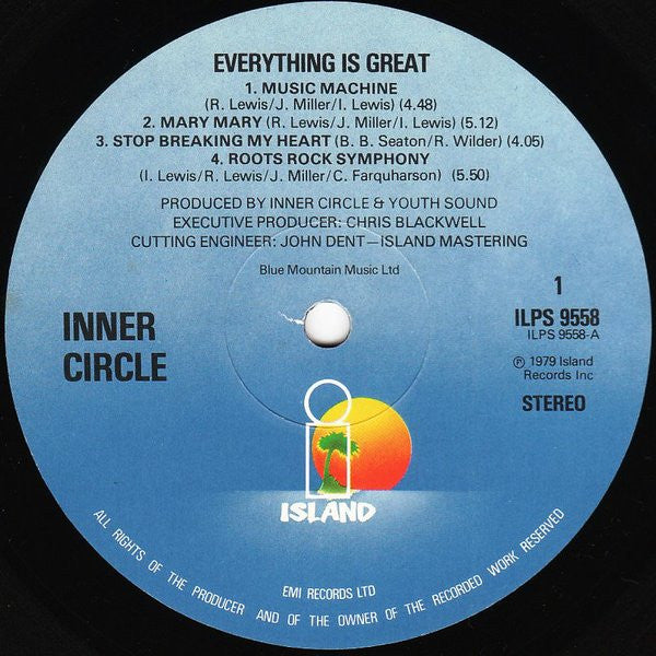 Inner Circle ~ Everything Is Great (Vinyl) - Djungel & Jazz