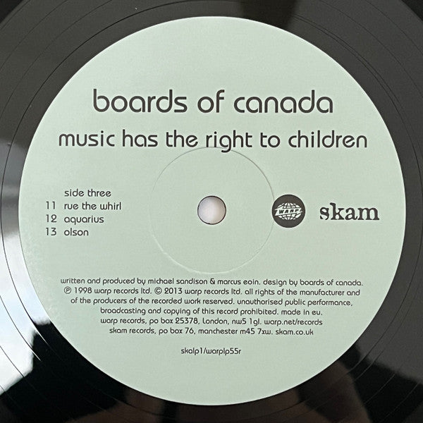 Boards Of Canada ~ Music Has The Right To Children (Vinyl) - Djungel & Jazz
