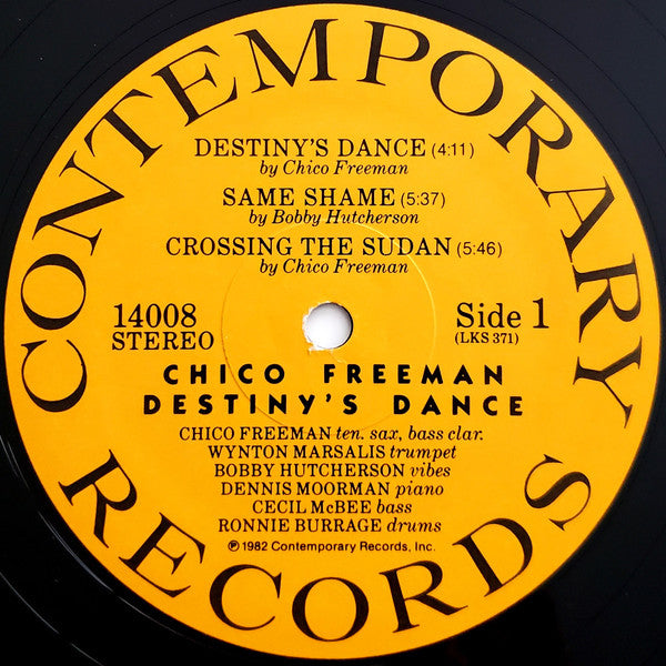 Chico Freeman ~ Destiny's Dance (Vinyl) - Djungel & Jazz