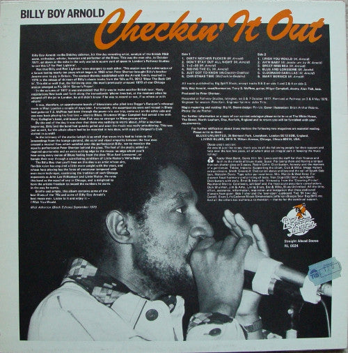 Billy Boy Arnold ~ Checkin' It Out (Vinyl) - Djungel & Jazz