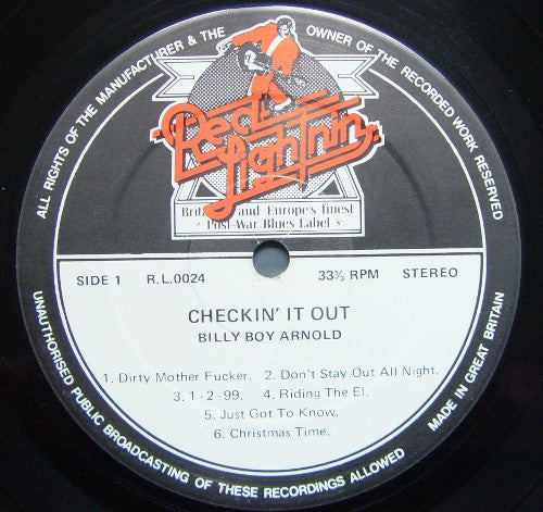 Billy Boy Arnold ~ Checkin' It Out (Vinyl) - Djungel & Jazz