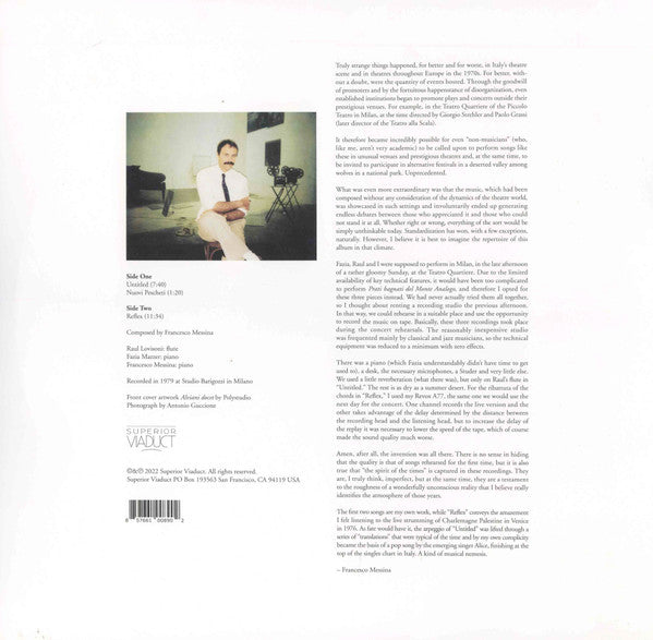 Francesco Messina ~ Reflex (Vinyl) - Djungel & Jazz
