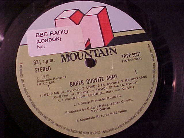 Baker Gurvitz Army ~ The Baker Gurvitz Army (Vinyl) - Djungel & Jazz