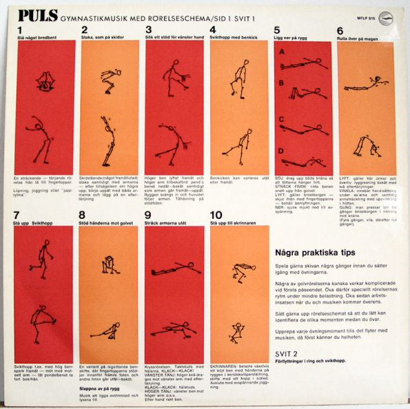 Georg Riedel & Bengt Malbert : Puls (Gymnastikmusik) (LP, Album)