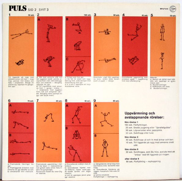 Georg Riedel & Bengt Malbert : Puls (Gymnastikmusik) (LP, Album)