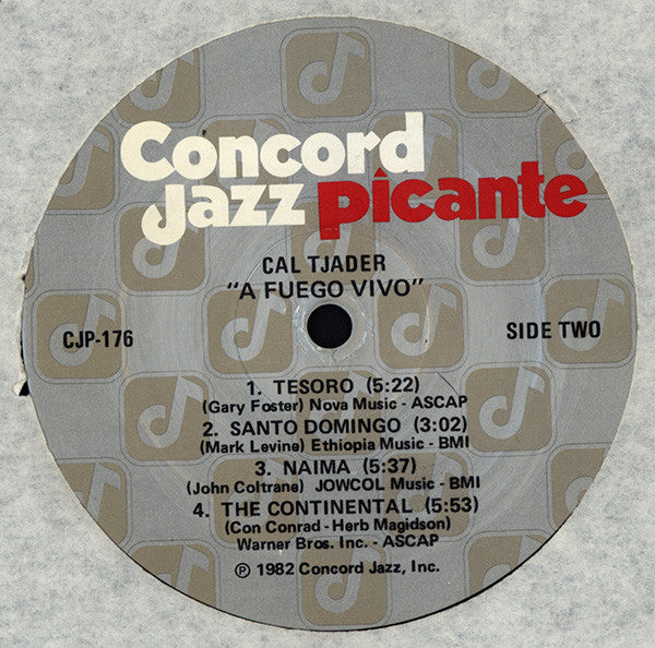 Cal Tjader ~ A Fuego Vivo (Vinyl) - Djungel & Jazz