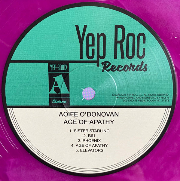 Aoife O'Donovan : Age Of Apathy (LP, Album, Mag + 12", EP, Mag + Dlx)