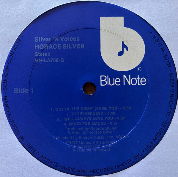 Horace Silver ~ Silver 'N Voices (Vinyl) - Djungel & Jazz