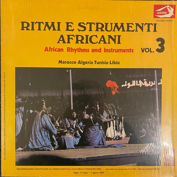 Unknown Artist : Ritmi E Strumenti Africani = African Rhythms And Instruments Vol. 3 (LP)