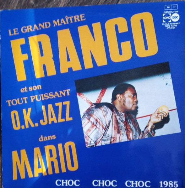 Franco Et Son Orchestre T.P.O.K. Jazz ~ Mario (Vinyl) - Djungel & Jazz