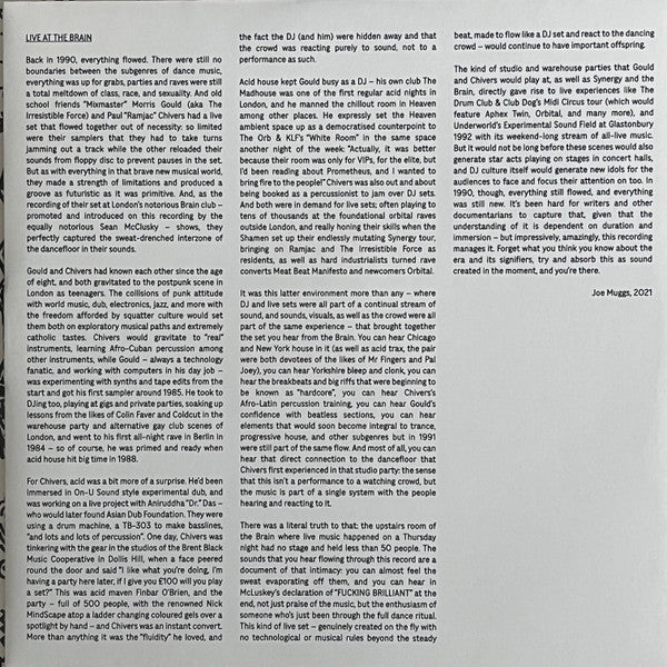 The Irresistible Force Vs Ramjac Corporation ~ Live At The Brain 1990 (Vinyl) - Djungel & Jazz