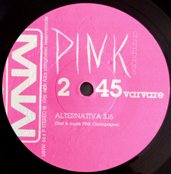 Pink Champagne ~ 2 (Vinyl) - Djungel & Jazz