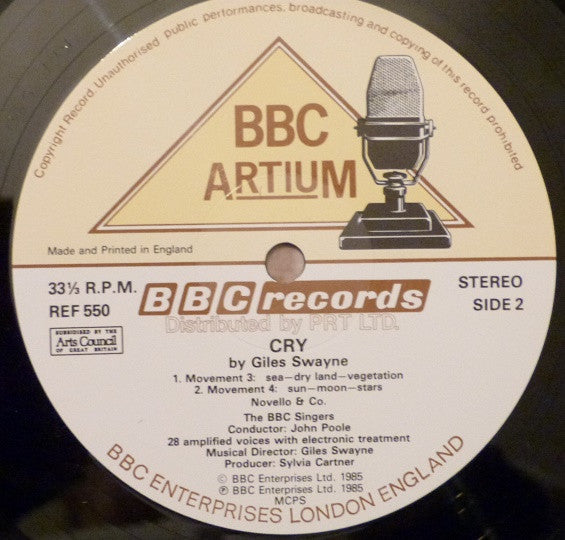 Giles Swayne ~ Cry (Vinyl) - Djungel & Jazz