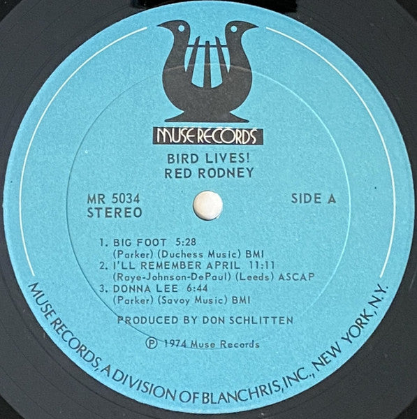 Red Rodney ~ Bird Lives! (Vinyl) - Djungel & Jazz