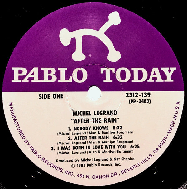 Michel Legrand ~ After The Rain (Vinyl) - Djungel & Jazz