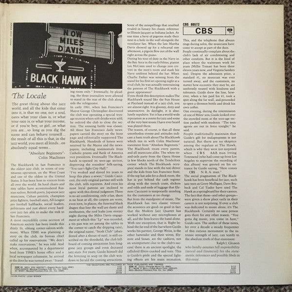 Miles Davis ~ In Person Friday And Saturday Nights At The Blackhawk, San Francisco (Vinyl) - Djungel & Jazz