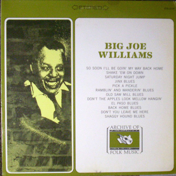Big Joe Williams ~ Big Joe Williams (Vinyl) - Djungel & Jazz