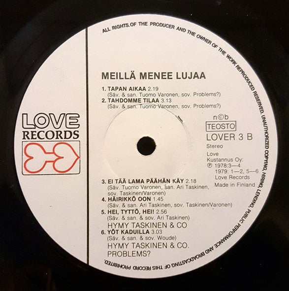 Pelle Miljoona - Problems? : Meillä Menee Lujaa (LP, Comp)