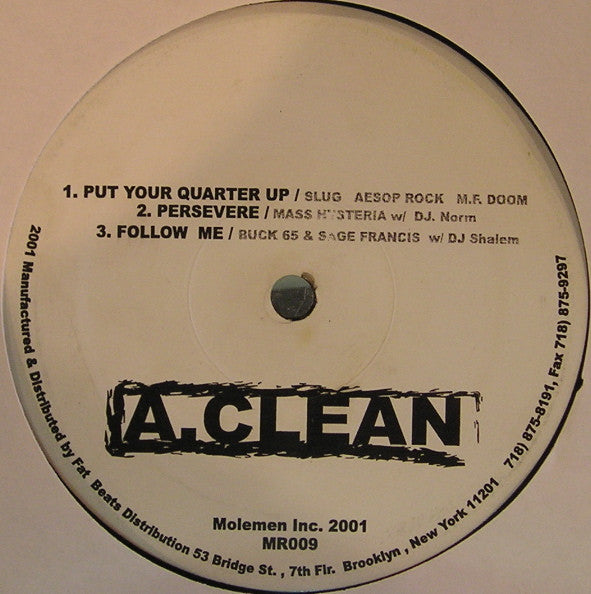 Molemen : Put Your Quarter Up / Persevere / Follow Me (12")