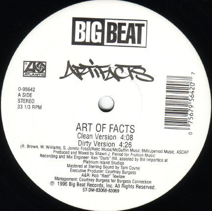 Artifacts : Art Of Facts (12", Single)